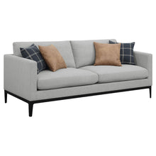 Load image into Gallery viewer, Montauk - Upholstered Sofa With Reversible Cushions - Light Gray