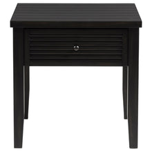 Load image into Gallery viewer, Sutter - 1 Drawer Square End Table - Dark Brown