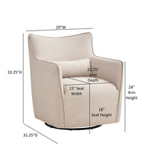 Load image into Gallery viewer, Ayla - Swivel Accent Chair With Matching Lumbar Pillow