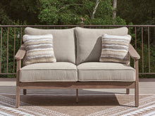 Load image into Gallery viewer, Harmony Headlands - Loveseat With Cushion - Natural / Gray