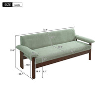 Load image into Gallery viewer, Loveseat Sofa 2 Seater Couch With Armrest Pillows