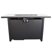 Load image into Gallery viewer, Outdoor Fire Pit Table With Lid - Black