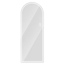 Load image into Gallery viewer, Arch Design LED Full Length Mirror, Dimmable, High Definition, Explosion Proof, 65" X 21" - Silver