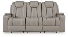 Load image into Gallery viewer, Elevate Edges - Reclining Sofa With Drop Down Table - Coin