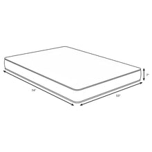 Load image into Gallery viewer, Ramona - 7" Tight Top Foam Mattress With Quilted Foam And Smooth Silk Cover