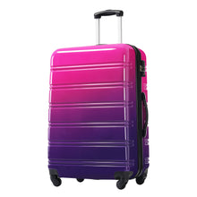 Load image into Gallery viewer, Hardshell Luggage Sets 3 Piece Gradient Color Expandable Suitcase With Spinner Wheels And Tsa Lock Lightweight 20" 24" 28" Available