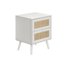 Load image into Gallery viewer, Accent Table & Storage Drawers - White