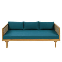Load image into Gallery viewer, Claremont - 3 Seater Daybed Teak Acacia Wood Water Resistant Cushions
