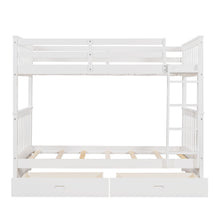 Load image into Gallery viewer, Bunk Bed With Ladders And 2 Storage Drawers