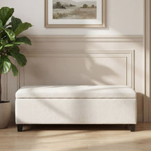 Load image into Gallery viewer, Upholstered Storage Ottoman Bench