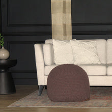 Load image into Gallery viewer, Semi Rounded Pouf, Cable Knitted, Perfect Seating