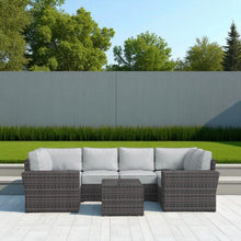 Load image into Gallery viewer, Stylish Wicker Patio Set Table