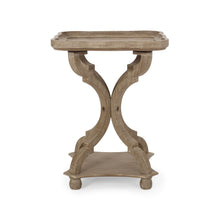 Load image into Gallery viewer, French Country Accent Table With Hourglass Design - Natural