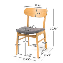 Load image into Gallery viewer, Dining Chairs With Cushioned Seat (Set of 2)