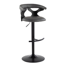 Load image into Gallery viewer, Gardenia - Contemporary Adjustable Barstool With Swivel With Rounded T Footrest (Set of 2)