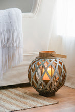 Load image into Gallery viewer, Decorative Lantern With Handle, Wooden Lantern For Indoor Outdoor, Home Garden, Wedding - Silver
