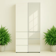 Load image into Gallery viewer, Elise - Modular Closet System With Mirror, Customizable Storage Solution - White