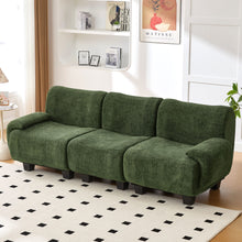 Load image into Gallery viewer, 3 Seater Sofa Couch With Curved Armrests