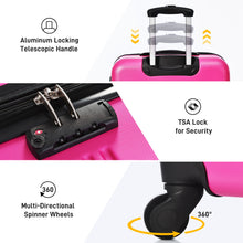 Load image into Gallery viewer, 3 Piece Luggage Set Hardside Spinner Suitcase With Tsa Lock 20" 24" 28" Available