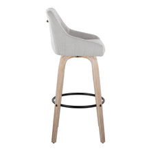 Load image into Gallery viewer, Hannah - Transitional Fixed Height Barstool With Swivel With Round Footrest (Set of 2)