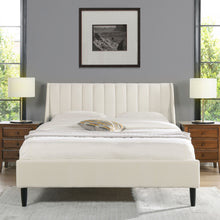 Load image into Gallery viewer, Aspen - Vertical Tufted Modern Headboard Platform Bed Set