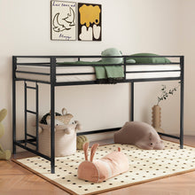 Load image into Gallery viewer, Adam - Twin Loft Bunk - Black
