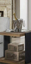 Load image into Gallery viewer, Channel - Chairside Table - Black