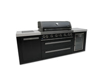 Load image into Gallery viewer, MONT ALPI 805 BLACK STAINLESS STEEL ISLAND WITH A FRIDGE CABINET-MAi805-BSSFC