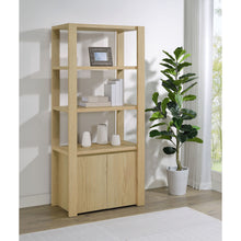 Load image into Gallery viewer, Susac - 3 Shelf Media Tower With Tall Pier Cabinet - Light Oak