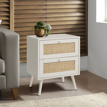 Load image into Gallery viewer, Accent Table & Storage Drawers - White