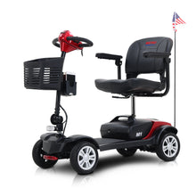 Load image into Gallery viewer, Max Sport - 4 Wheels Outdoor Compact Mobility Scooter With 2 Pieces X 12Ah Lead Acid Battery - Red