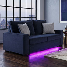 Load image into Gallery viewer, Rita - Loveseat, LED Base Lighting, Cushions And 2 Accent Pillows