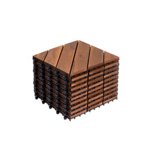 Load image into Gallery viewer, Interlocking Deck Tiles, Diagonal Pattern Outdoor Decking