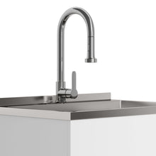Load image into Gallery viewer, Metro - Laundry Cabinet & Faucet And Stainless Steel Sink