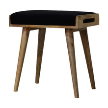 Load image into Gallery viewer, Tray Style Footstool - Black