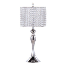 Load image into Gallery viewer, Ashland - Contemporary Table Lamp Round Clear Crystal Beads (Set of 2) - Polished Nickel