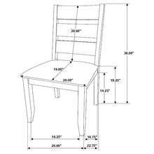 Load image into Gallery viewer, Ladderback Dining Chair (Set of 2) - Brown