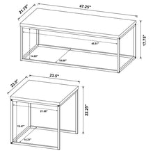 Load image into Gallery viewer, Rosey - 3 Piece Coffee Table Set - Mango Color