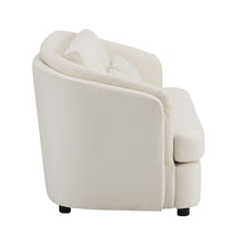 Load image into Gallery viewer, Mariko - Linen Loveseat With 2 Toss Pillows - Beige