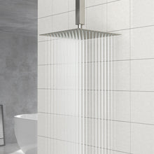 Load image into Gallery viewer, Modern 10" Square Rainfall Shower Head & Stainless Steel Wall Or Ceiling Mount Luxury Spa Shower Panel