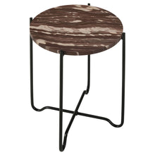 Load image into Gallery viewer, Kohala - Round Accent Side Table - Red