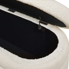 Load image into Gallery viewer, Fuji - Upholstered Oval Storage Bench