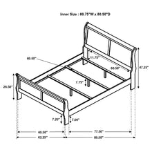 Load image into Gallery viewer, Sleigh Bed