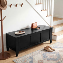 Load image into Gallery viewer, Brooklyn - Storage Bench - Black