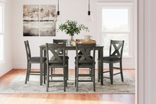 Load image into Gallery viewer, Caitbrook - Rect Drm Counter Table Set (Set of 7) - Gray