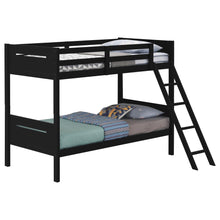 Load image into Gallery viewer, Bunk Bed With Built In Ladder, Safety Guardrails And Angled Access Step