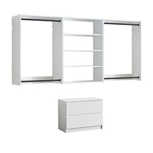 Load image into Gallery viewer, Devi - Wall Mounted Wood Closet System With Modular Units