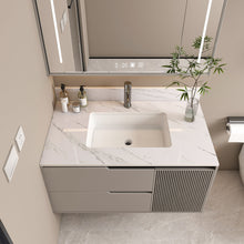Load image into Gallery viewer, Bianco Carrara Venato Marble Vanity Top With Pre Drilled Faucet Hole And Undermount Sink
