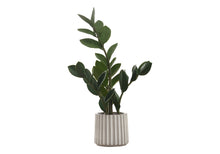 Load image into Gallery viewer, 20" Tall, Artificial Plant, Zz, Indoor, Faux, Fake, Table, Greenery, Potted, Real Touch, Decorative - Green / Gray