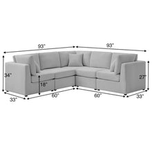 Load image into Gallery viewer, Chauncy - 5 Piece Sectional